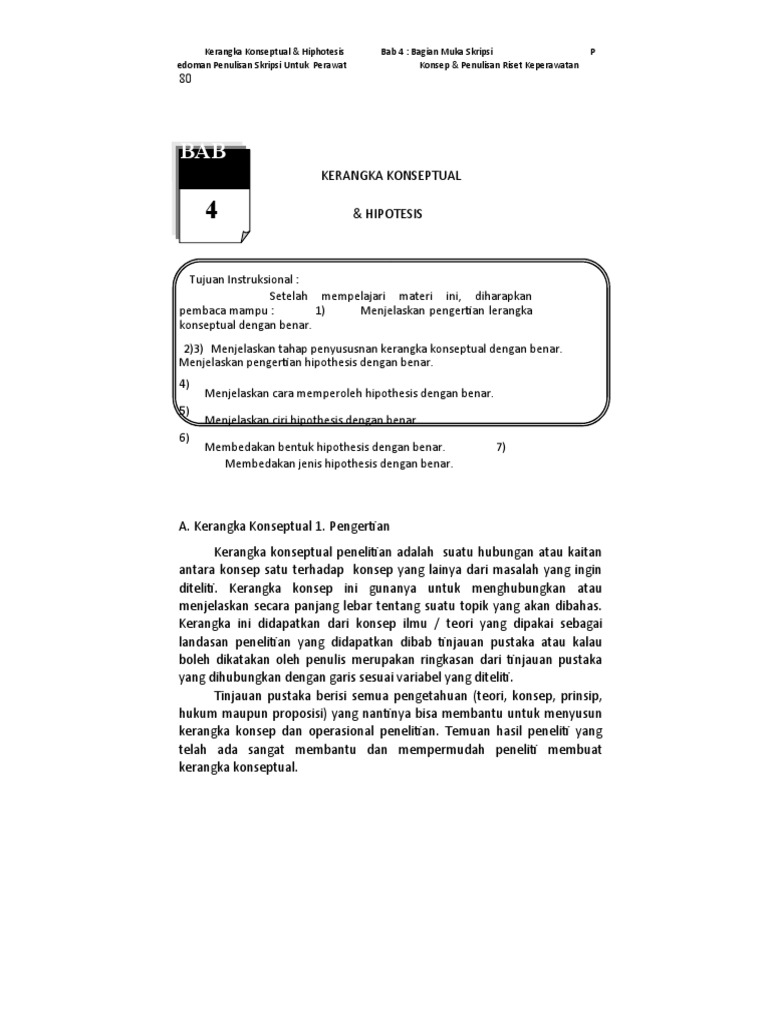 Kerangka Konsep Penelitian | PDF