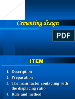 CEMENTING DESIGN 