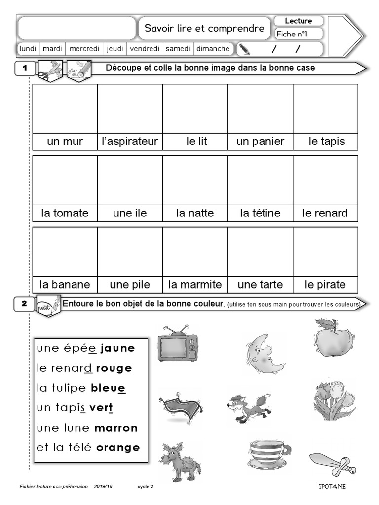 Fichier Comprehension Lecture18 Ipotame Pdf Pdf La Nature