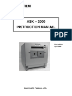 ASK - 2000 Instruction Manual: Fuji Photo Film Co., LTD