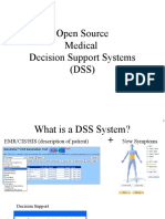 Open Source Medical Decision Support Systems (DSS)