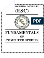 FundamentalsofComputerStudies PDF