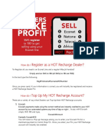 Register As A Hot Recharge Dealer?: Howdoi