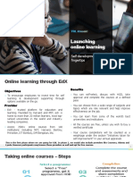 Elearning Courses - EdX and SNTI (Tata Steel)