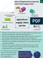 Agriculture Supply Chain Service: Crop Management Practices Procurement Warehouse Management
