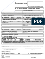 Application Form For Certificate of Zoning Compliance-Revised by TSA-Sept 4, 2020 PDF