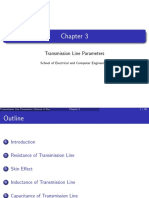 Transmission Line Parameters: School of Electrical and Computer Engineering
