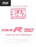 スズキＧＳＸＲ750Ｙサービスガイド Suzuki GSXR750 GSX-R 750 K4-K5 Service Repair Manual 2004