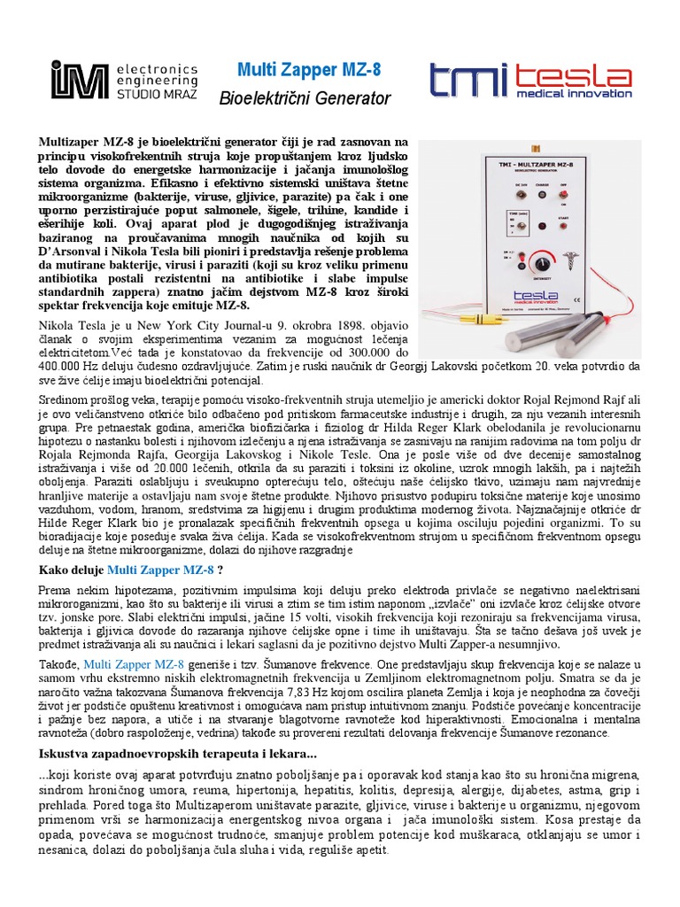 2017 Multi Zapper MZ 8 PDF