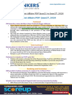 Weekly Current Affairs PDF June21 To June27, 2020