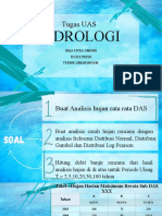 Tugas UAS Hidrologi - Nila Fitra Andini - D131191050