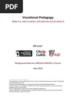 Vocational Pedagogy: What It Is, Why It Can Do About It