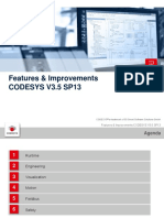 Features & Improvements Codesys V3.5 Sp13: Codesys A Trademark of 3S-Smart Software Solutions GMBH