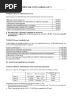 Homework On Intangible Assets: PROBLEM 1 (Research and Development Costs)