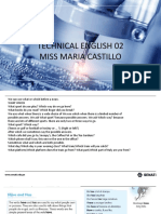 Technical English 02 Miss Maria Castillo: WWW - Senati.edu - Pe
