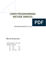 5 & 6 - Linier Programming - Metode Simplex