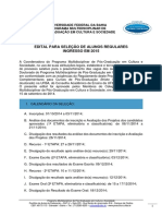 Edital - Mestrado PDF