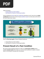 Mixed Conditionals