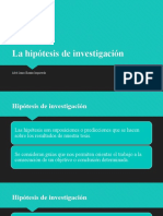 La Hipótesis de Investigación