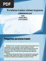 Peralatan Kantor Dalam Kegiatan Administrasi