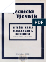 Liječnički Vjesnik: Viteški Krali Aleksandar I. Ujedinitelj