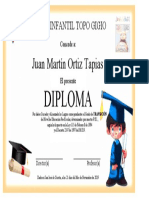 Diploma Transicion Niño y Niña Topogigio Goyo - 2019