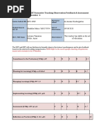 Appendix 2: MCT/MST Formative Teaching Observation Feedback & Assessment Rubric Topic:number 4