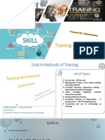 Unit-4-Methods of Training