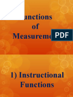 Function of Measurement