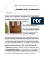 A normalização obrigatória para as portas de madeira – Qualidade _ Normalização _ Metrologia