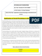 Pooja Sem 4 Applied Social Psychology 2020 PDF