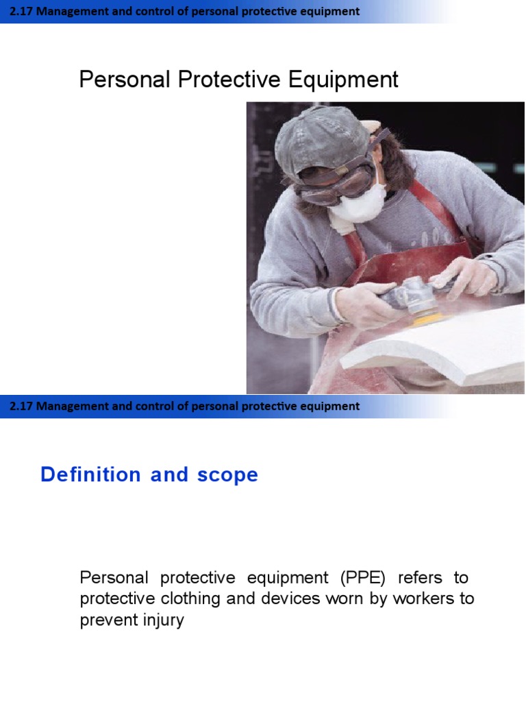 Personal Protective Equipment PDF Personal Protective Equipment