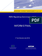 PEFA RD 2016 Informe Final PDF
