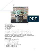 Baby Yoda Pattern: Head (Use Green)