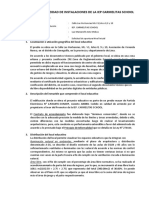 Informe de Ideonidad Carmelitas School 2021