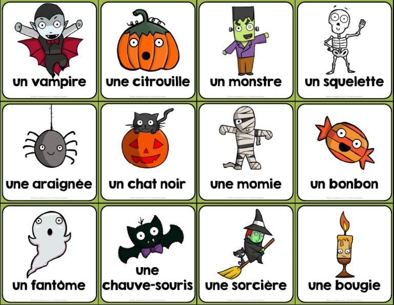 French Immersion Halloween Ideas | PDF
