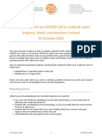 ICNARC Report On COVID-19 in Cri Cal Care:: England, Wales and Northern Ireland 23 October 2020