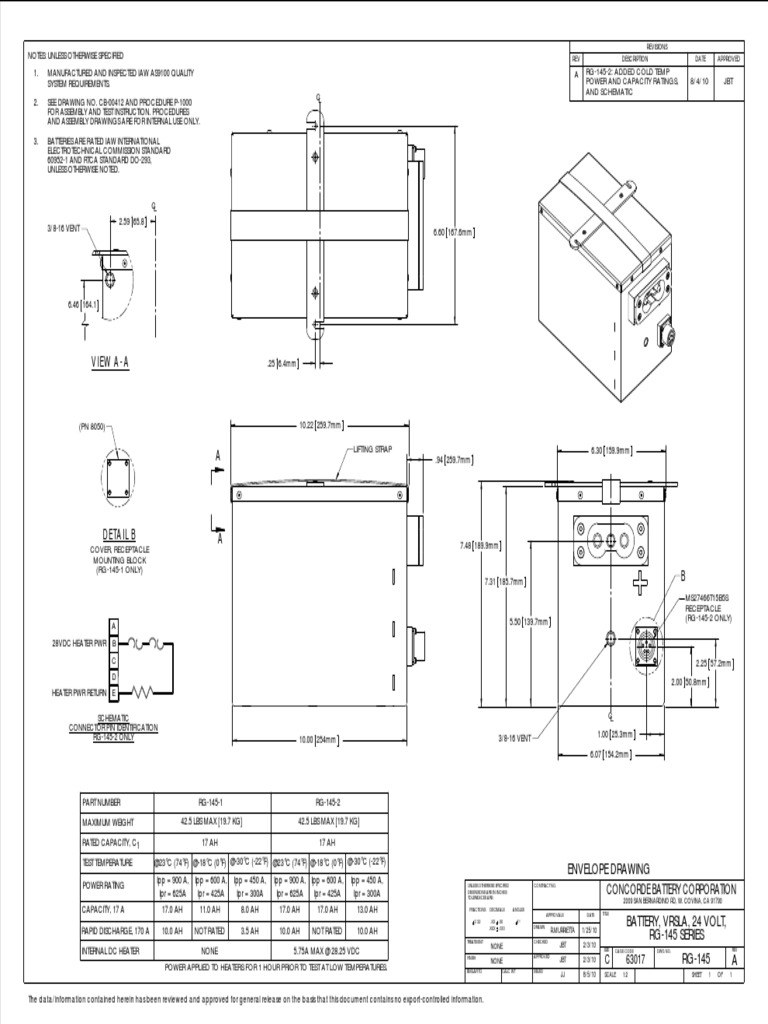 RG-145 Planos de Bateria | Download Free PDF | Manufactured Goods ...
