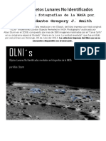 Ulos Ndash Unidentified Lunar Objects Revealed in Nasa Photography by LT Commander Gregory J Smith Spanishversion PDF