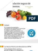 Manipulación segura alimentos BPM