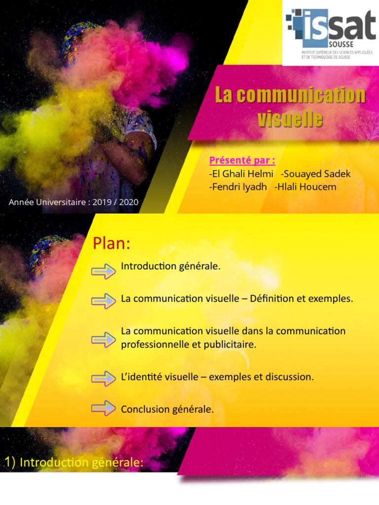Présentation Sur La Communication Visuelle | PDF | Communication non ...