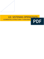 Sistemas operativos: elementos, estructura y funciones generales