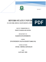 Rivers State University: Marine Engineering