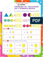 Ficha de Actividad - Fracciones Impropias y Numeros Mixtos