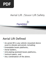 Safe Operating Procedure For Scissor Lift | PDF | Elevator | Personal