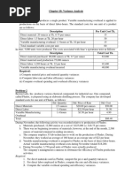 Chapter-10: Variance Analysis Problem-1: Required