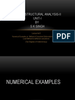 Ce5101 Structural Analysis-Ii Unit-I BY S K Singh
