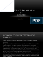 Ce5101-Structural Analysis-Ii BY S K Singh: Lecture No 4