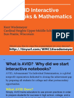 AVID Interactive Notebooks and Mathematics