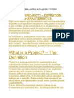 What Is A Project? - Definition and Key Characteristics